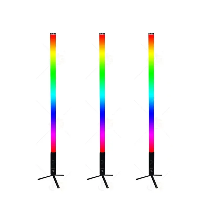 Wireless 360 Outdoor DMX RGB Battery LED Pixel Tube Bar Stage Lights