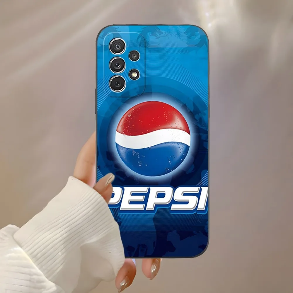 Soda Brand Art P-Pepsis Phone Case for Samsung S23 Ultra S24 S22 S20 Fe S21 Plus Galaxy A54 A34 A24 A53 M54 Note 20 Back Cover