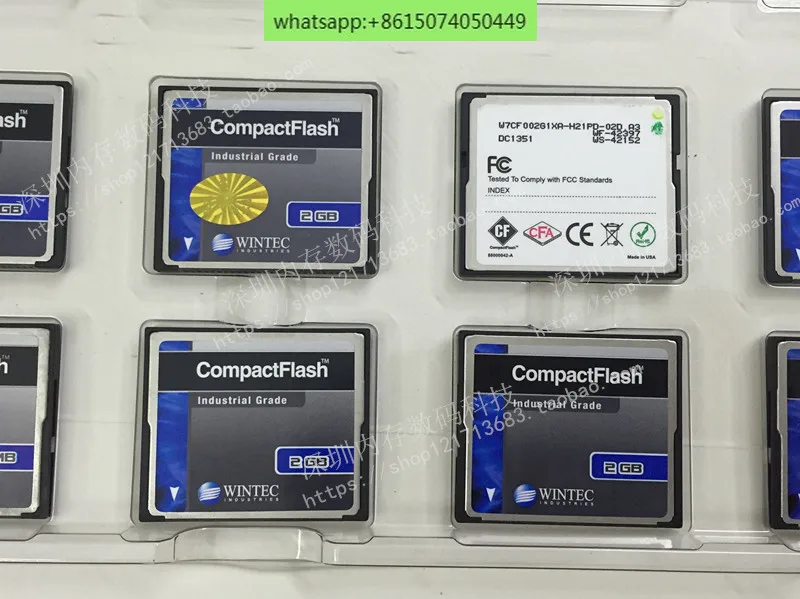 Actual Capacity Card for 2G CNC Machine Tool with Original WINTEC Wide Temperature Industrial CF Card from the United States