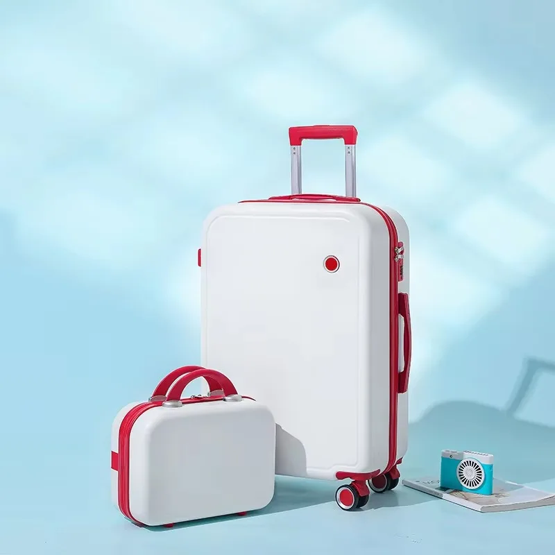 

Прочный многоцветный набор чемоданов для багажа из АБС-пластика, новый трендовый дорожный чемодан на колесиках со встроенной TSA и роликами