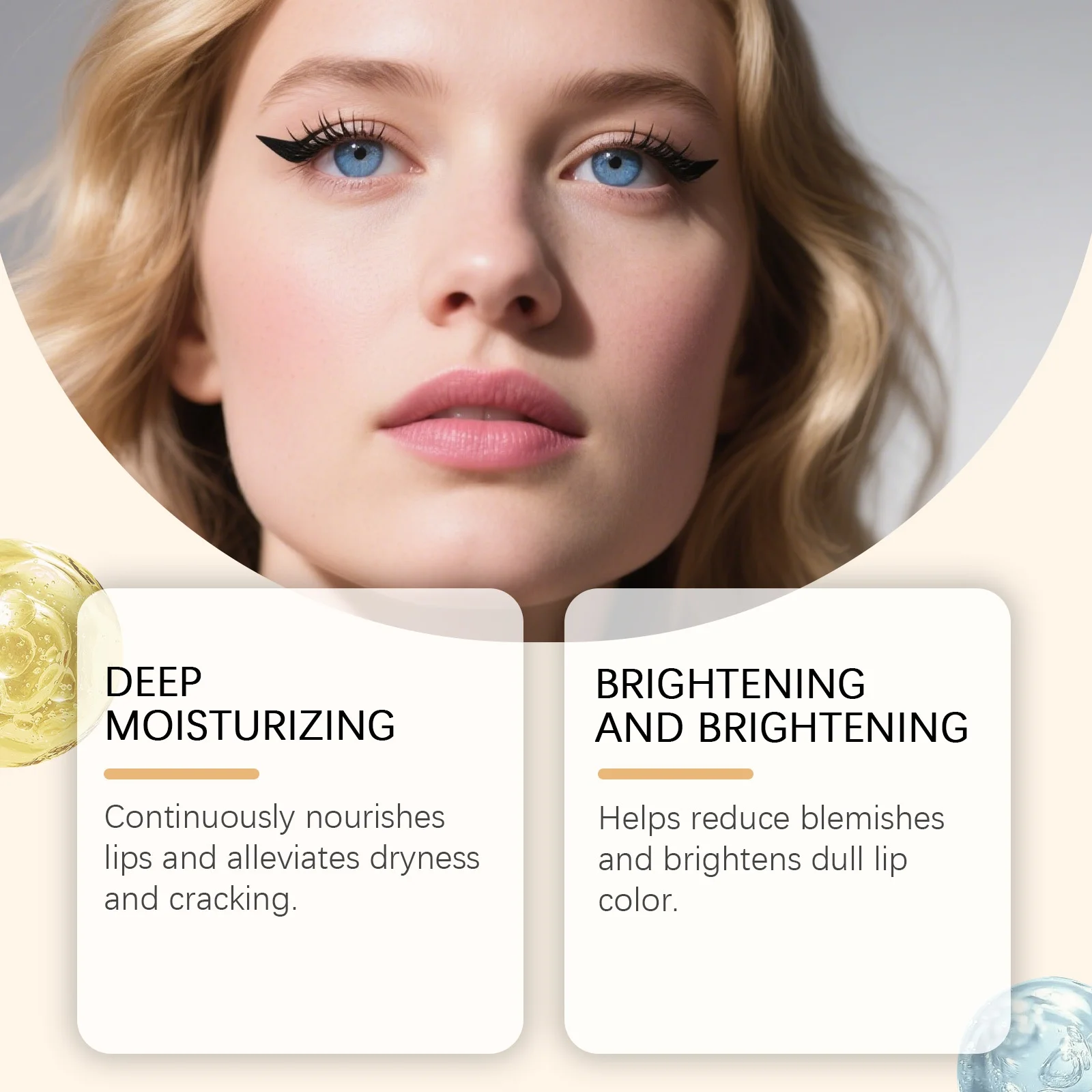 أحمر الشفاه المغذي والرعاية بلطف للشفاه الممتلئ والترطيب يوفر بلسم العناية بالشفاه المرطب والمغذي #2