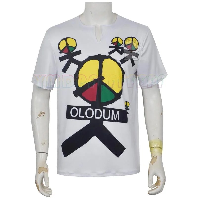 Classic idol Michael Jackson disguised as a dance imitator retro anti war OLODUM T-shirt vest peace vest Halloween cosplay se - view 4