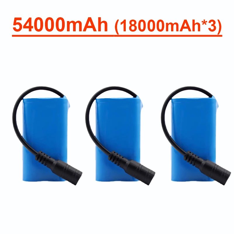 7.4V 18000mAh Rechargeable Lithium Battery Spare Parts Used For Remote Control GPS Fishing Bait Boat Fishing Tools D16 D19 D20