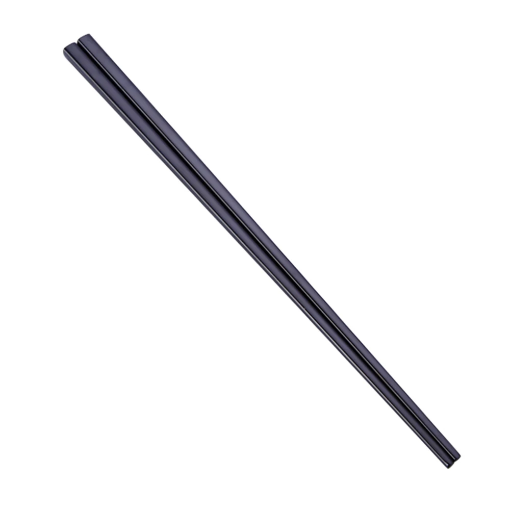 

5 Pairs Stainless Steel Chopsticks Square Shape Reusable Kitchen Japanese Style Metal Easy Clean No Deformation