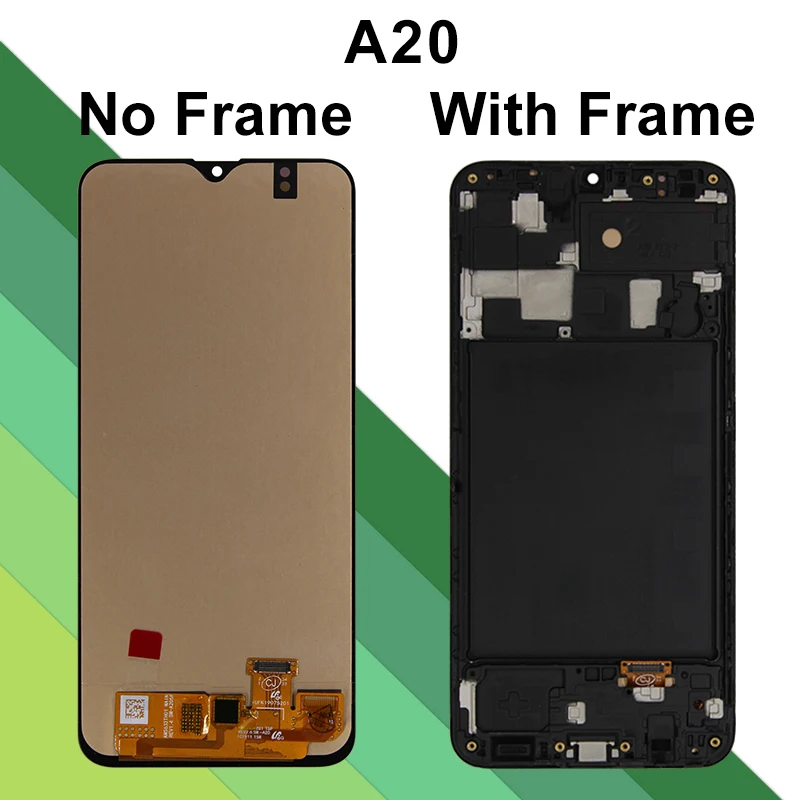 Super AMOLED For Samsung Galaxy A20 LCD A30 A30S Display A205 A305 A307 Touch Screen For A50 A50S Screen A505 A507 Replace Parts