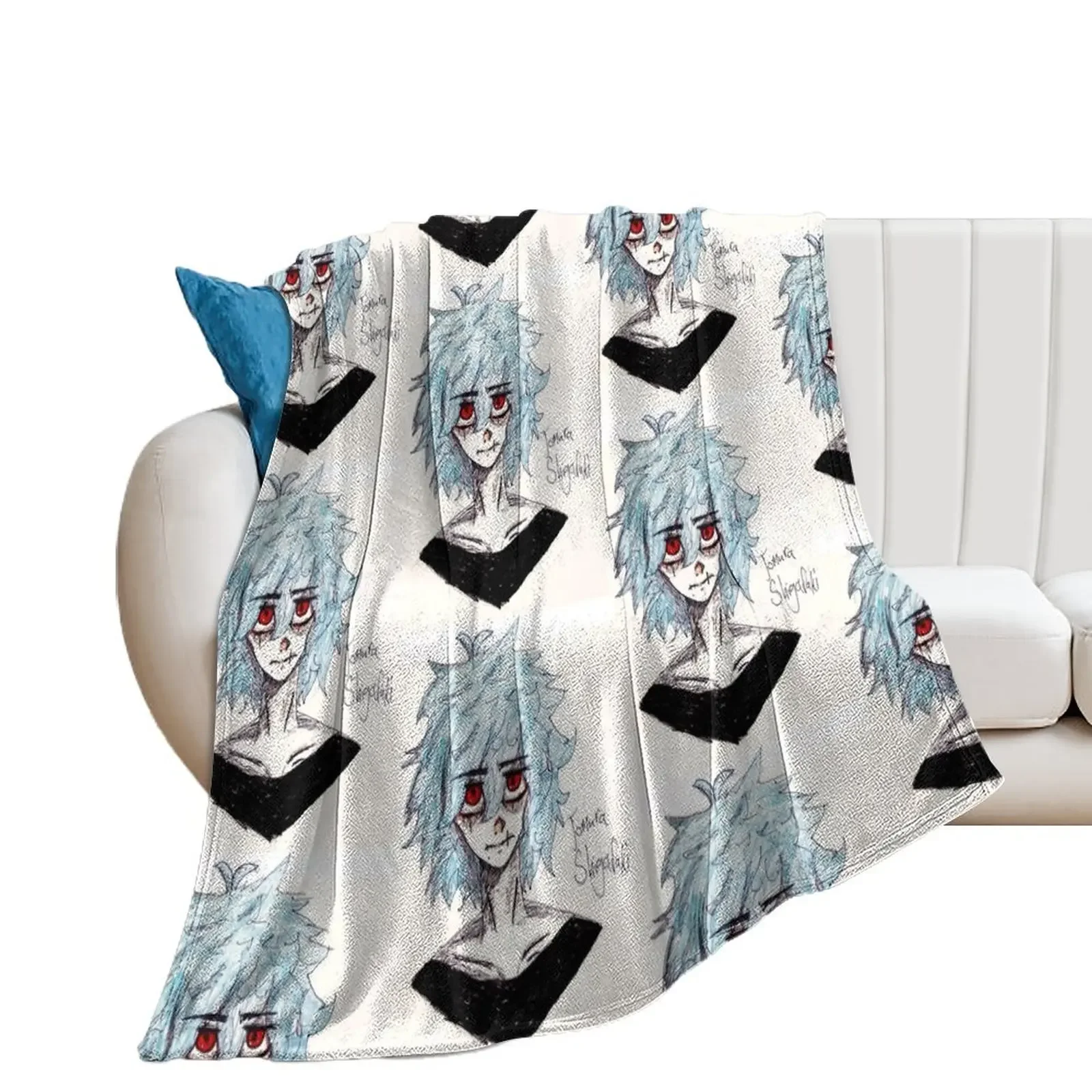 

Tomura Shigaraki Throw Blanket wednesday Flannel Fabric Blankets