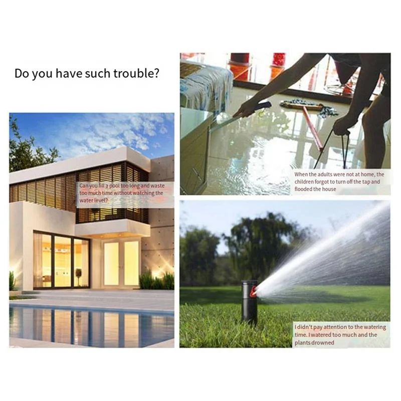 A42Z-إنذار منزلي مضاد للتسرب، غمر المياه، تصريف الغسالة، إنذار مستوى المياه