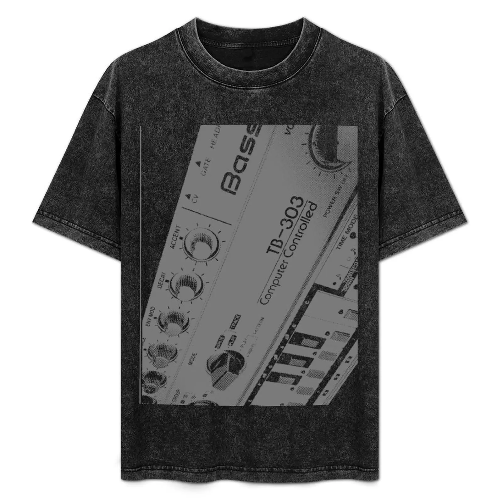 

Tb303 bassline synthesizer T-Shirt anime shirt blacks tshirts for men