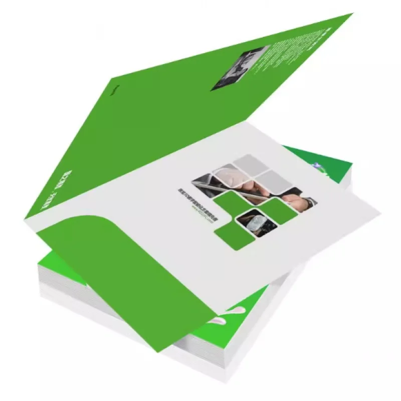 custom.China factory Printing A4 A5 Paper Presentation File Folders Custom Logo Business File Folders with Pockets