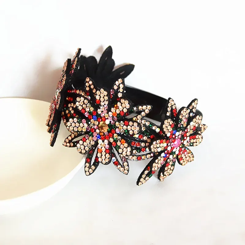 머리핀 Fashion Crystal Rhinestone Hairpin Bun Hair Claw Clips Ponytail Buckle Hair Clip Expand Hair Accessories for Women Barrettes