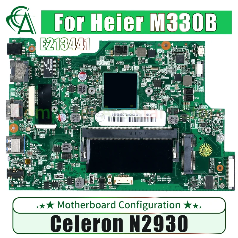 E213441 For Heier M330B Laptop Motherboard LD2025000MJDE880180 SR1W3 Celeron N2930 Notebook Mainboard Tested