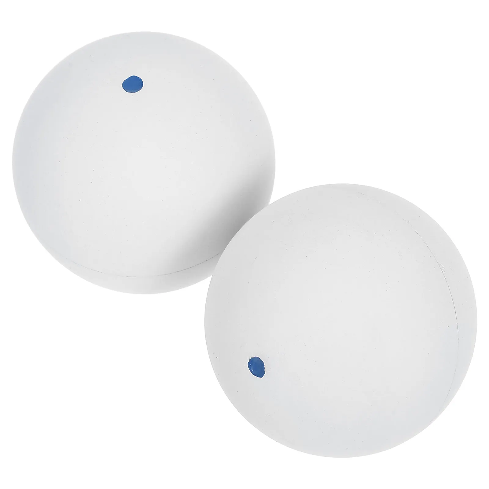 2Pcs Rubber Squash Training Ball Single Dot Bounce for Reaction Precision Practice Indoor Outdoor Hand Eye Trainer