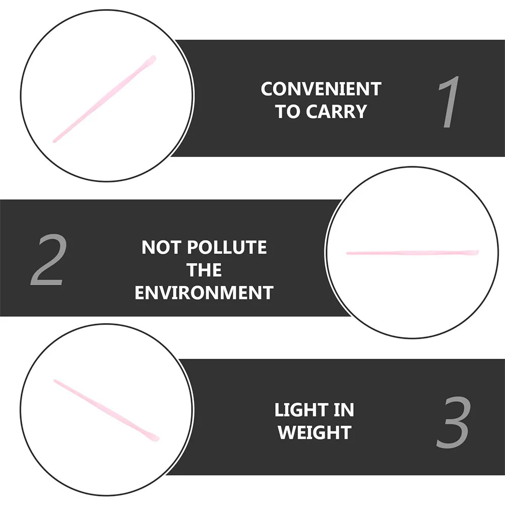 80 قطعة من منظف الأذن البلاستيكي، أدوات إزالة شمع الأذن خفيفة الوزن للمنزل والمكتب والسفر وأدوات إزالة شمع الأذن #4
