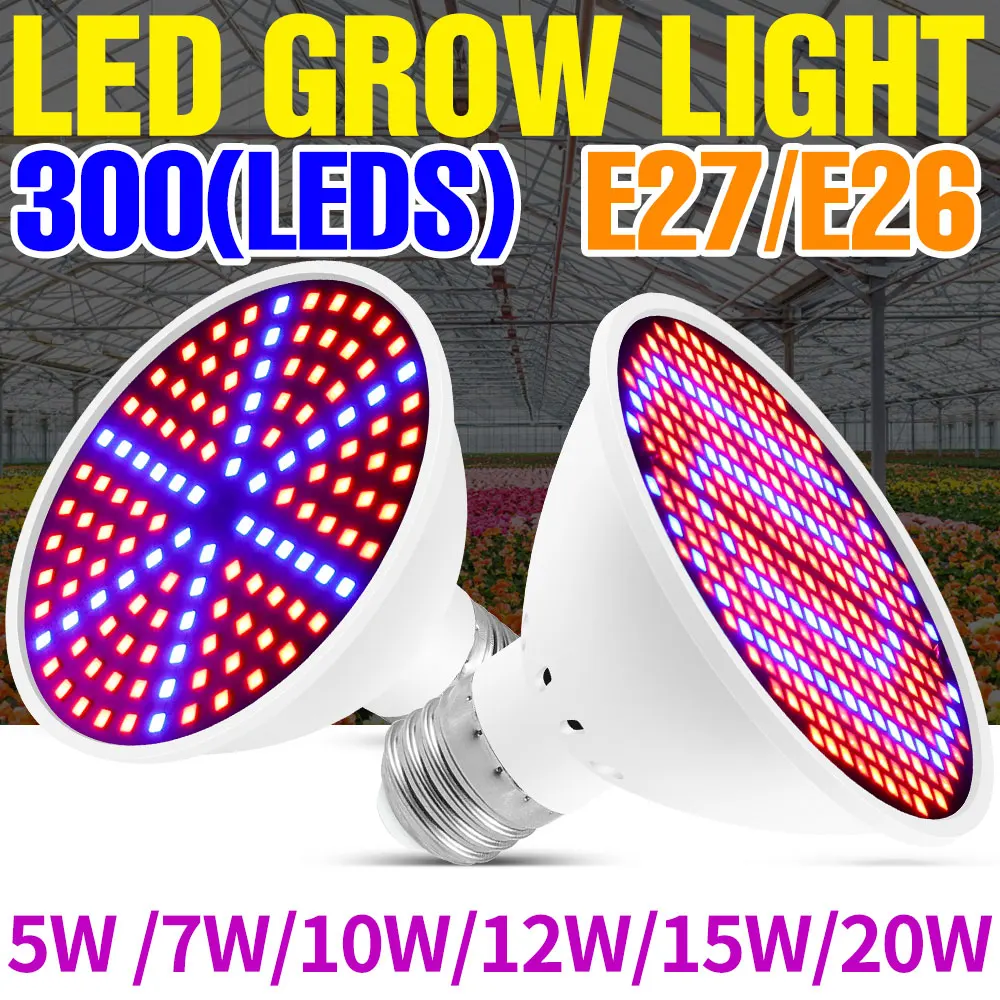 25W E27 Full Spectrum LED Plant Grow Light 220V Fill Lamp Indoor Hydroponics Succulents Flower Vegs Potted Cultivation Lighting
