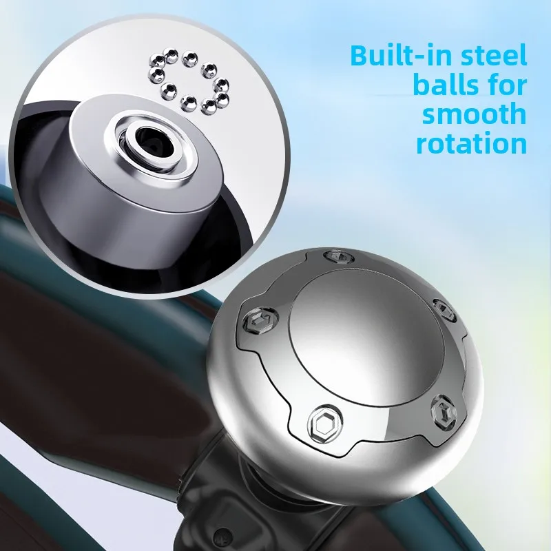Car Steering Wheel Booster Ball Turning Spinner Knob Bearing Power Handle Rotating Universal Auto Accessories Labor Saving Kit