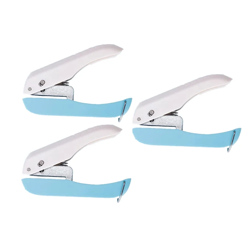 Surprised! 3PCS Paper Hole Punch Shapes, Single Hole Puncher for Crafts,Handheld Circle/Star/Heart Hole Punch for Tags