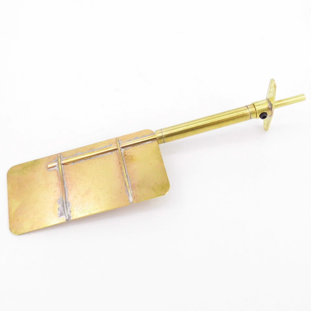 RC Boat Rudder 62x30mm Copper Submerged Steering Rudder for RC Boat Tug Fishing Boat Model Toy Boat Spare Parts