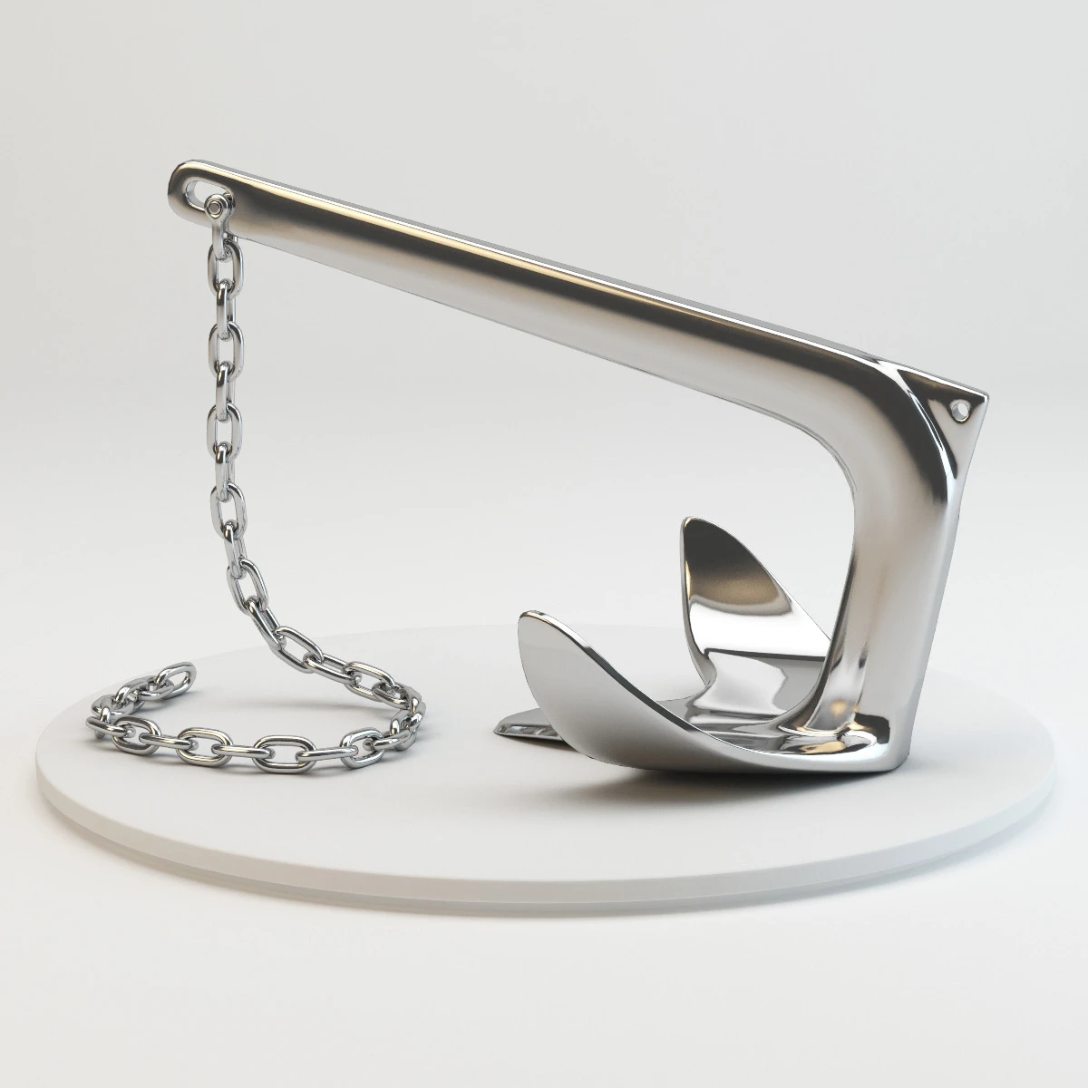 

STLF 1kg-80kg Marine Bruce Anchor and Roller for Yacht Boating Anchors