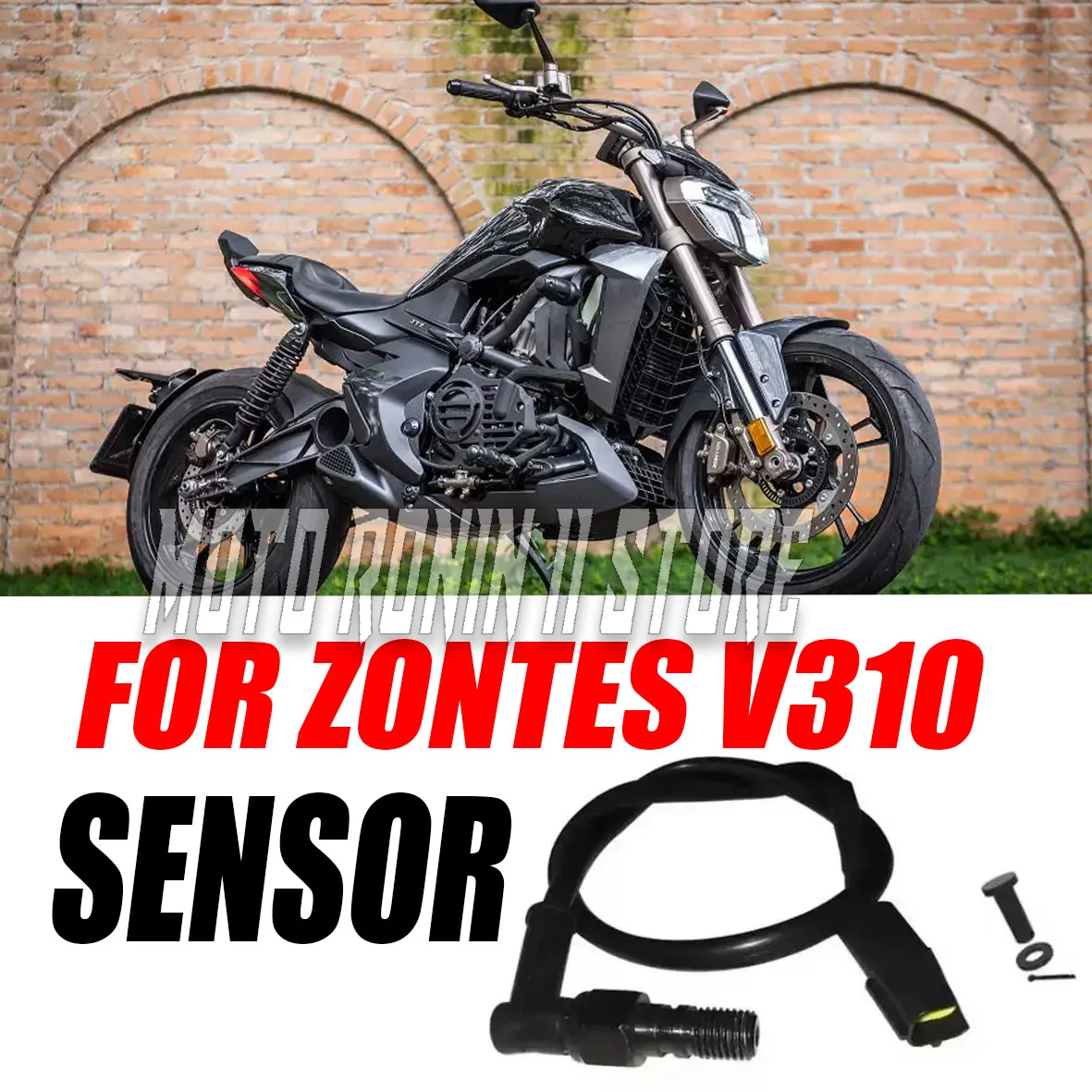 

Motorcycle accessories front and rear wheel ABS speed sensor for Zontes V310