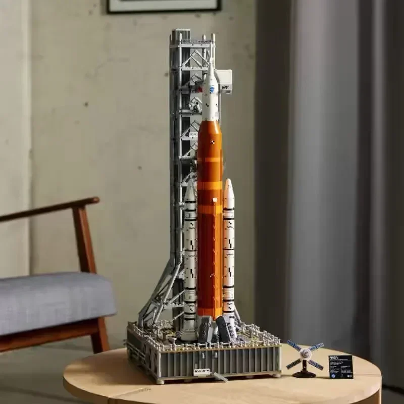 Tijolos Brinquedos para Crianças e Adultos, Icons Space Launch System Model, Building Kit, Space SLS, Presentes, 10341, 3601Pcs