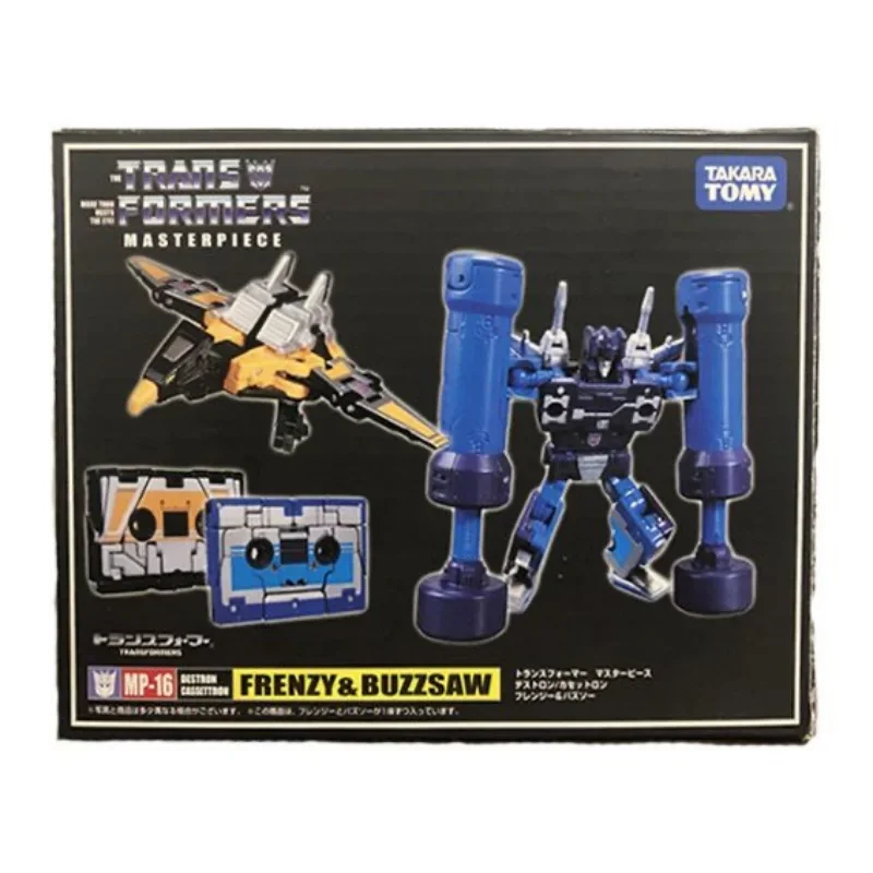 Takara Tomy Transformers Toys MP-16 Frenzy Buzzsaw Action Figures Transformer Robot Toys for Children Transformers Figures