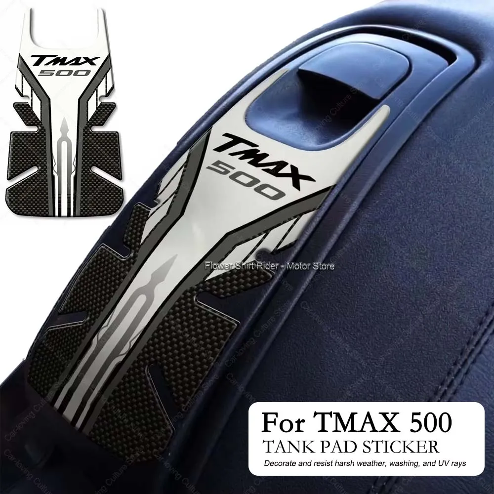 

3D Epoxy Resin Decorative Decal Waterproof Scratchproof Motocycle Tank Pad Protection Sticker for TMAX 500 T-MAX 500 2001-2007