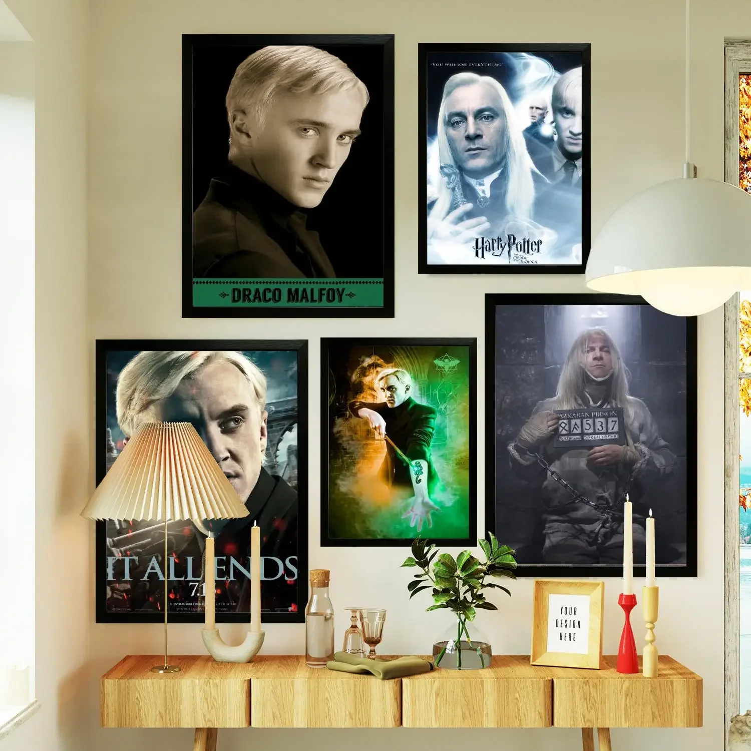 draco malfoy Poster Prints Wall Art Canvas Painting Poster For Modern Family Living Room Home Decor