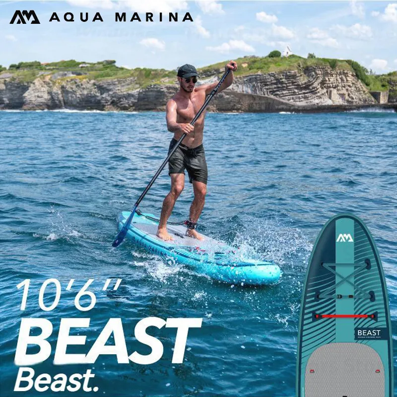 

AQUA MARINA-BEAST 3.2m Inflatable Stand Up Paddle Board All-Around Water Sports Surfboard Water Play Balance Longboard