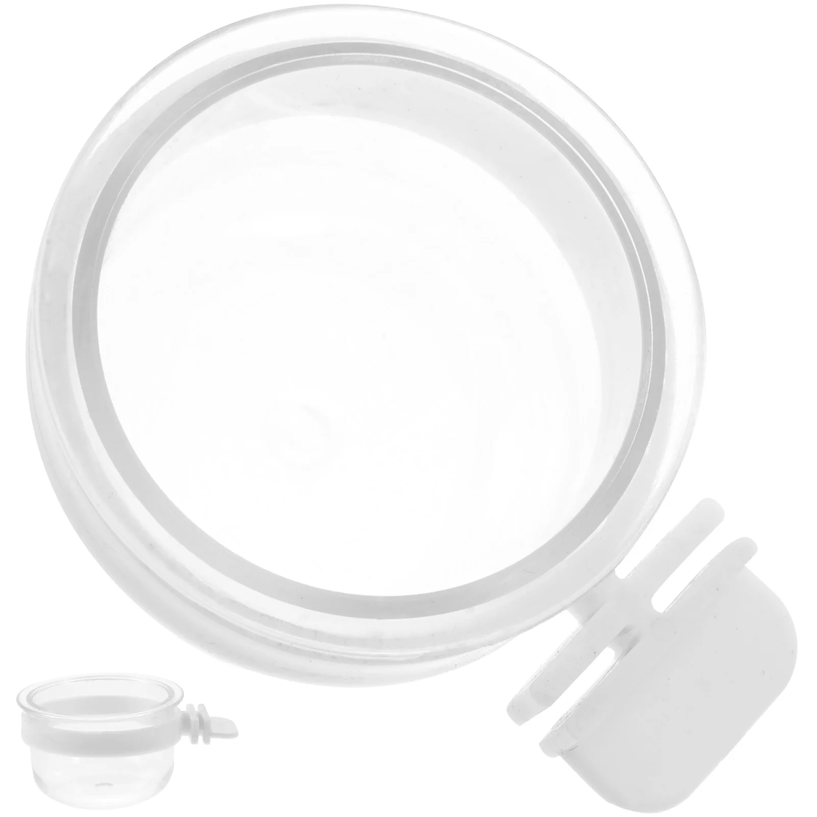 

Removable Clear Bowl Plastic Food Cup for Easy Hanging Parrot Water Feeder Unique Bird Feeding Gift Cage Birdcage Pvc