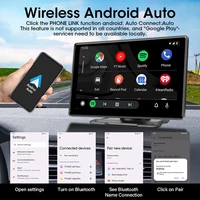 Écran intelligent de voiture Carplay 7/10 pouces, lecteur multimédia vidéo, Carplay sans fil, Android Auto, autoradio pour Apple et Android. 3