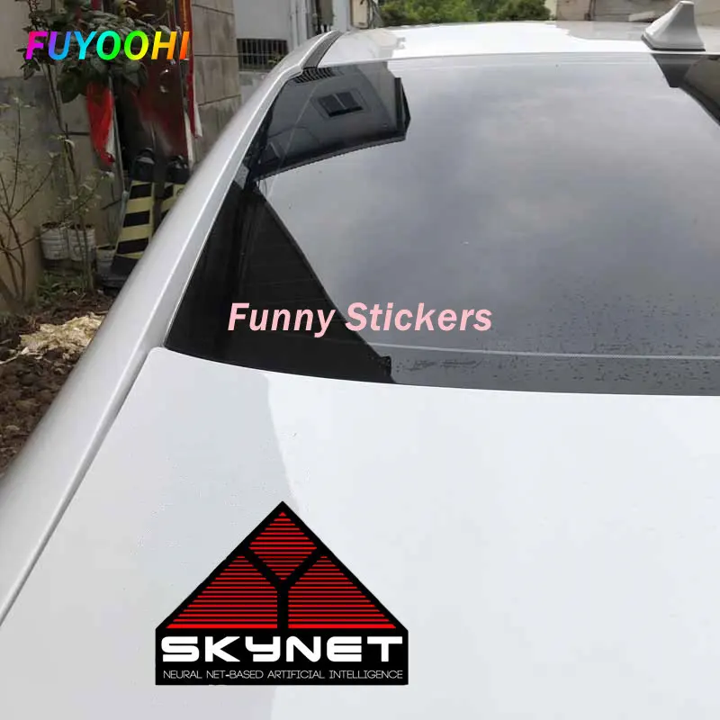 JuYou Funny Stickers Exterior Accessories Skynet Movie Novelty Decal VAN SUV GTR Decoration Creative Sticker