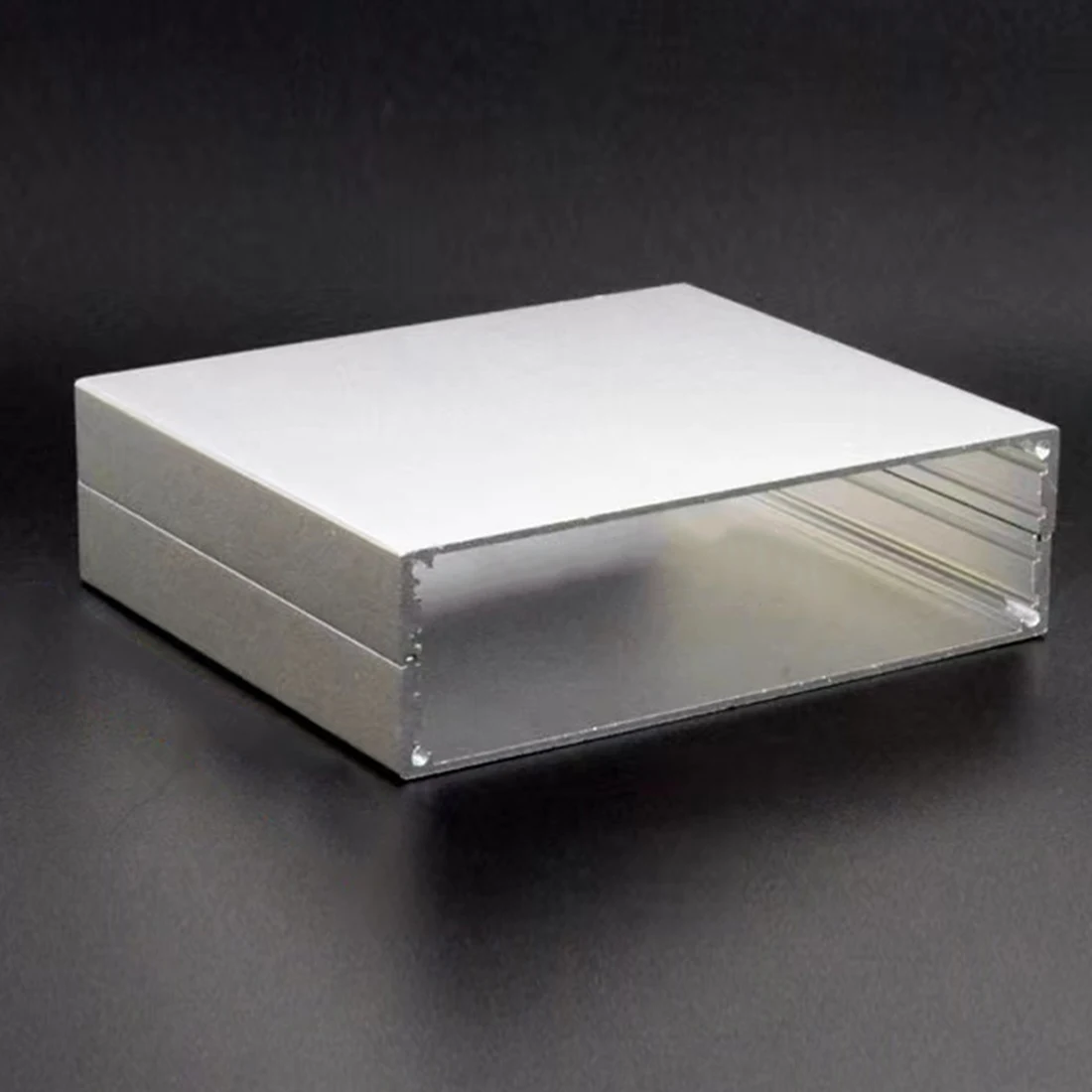 Aluminum Enclosure 128*37*110/150/160mm Split Box Waterproof Type Case Electronic Box DIY Power Housing Instrument Silver