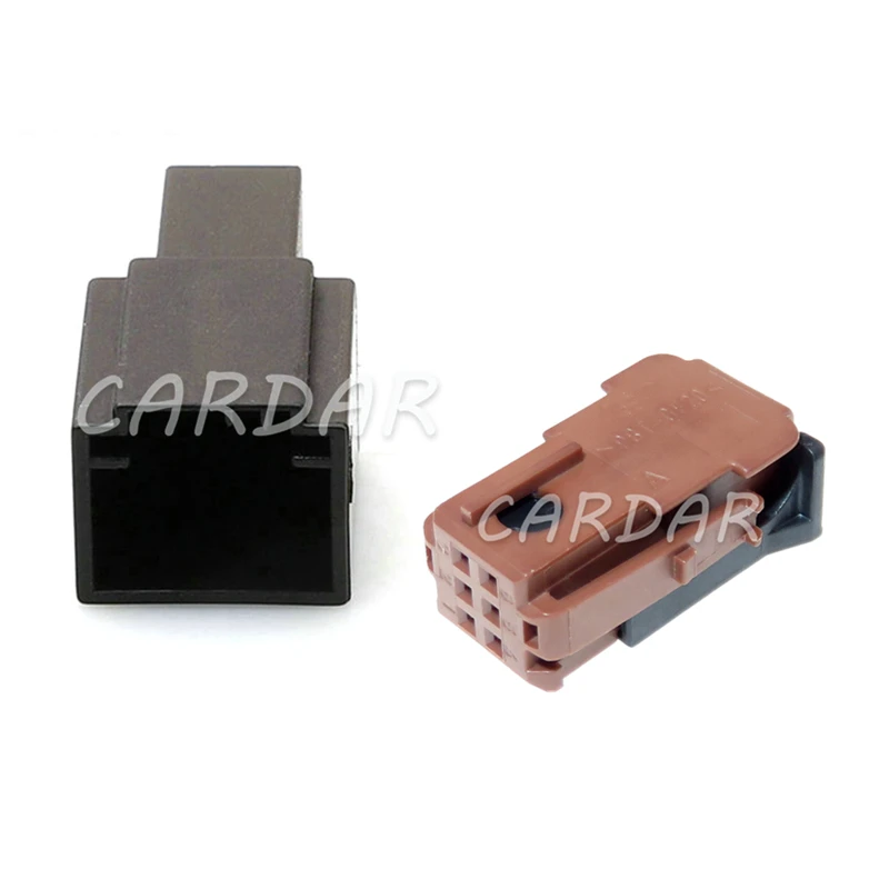 

1 комплект, 6 контактов, коричневый автомобильный разблокированный разъем, жгут проводов для автомобиля, соединитель в пластиковом корпусе 185311-1 953381-1 953382-4