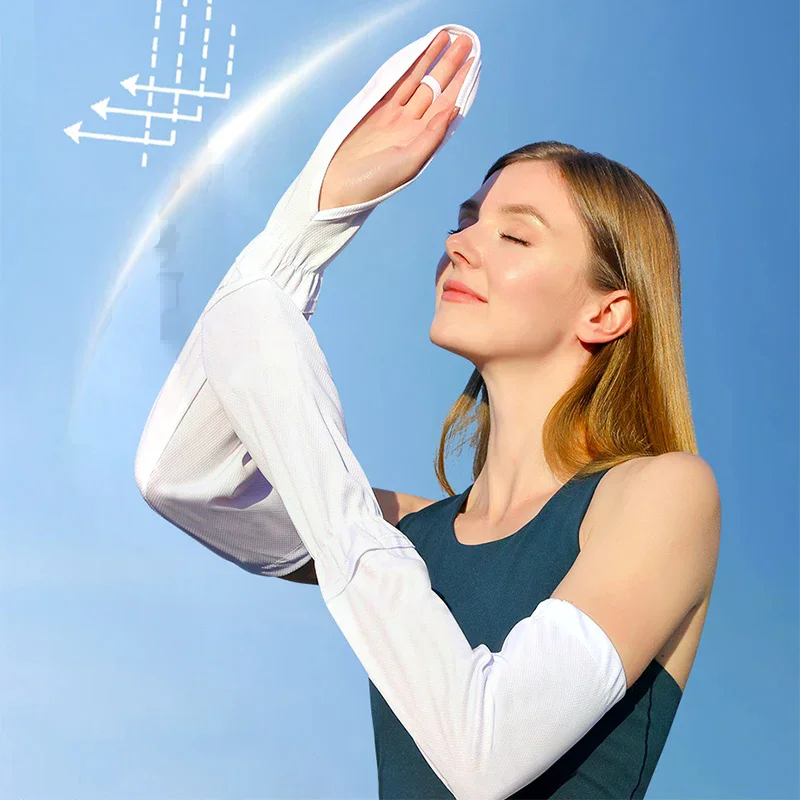 

Anti-sunburn Sleeve Summer Uv Solar Arm Sleeves Women's Driving Sun Protection Long Sleeve Anti-UV Cycling Sleeves Loose