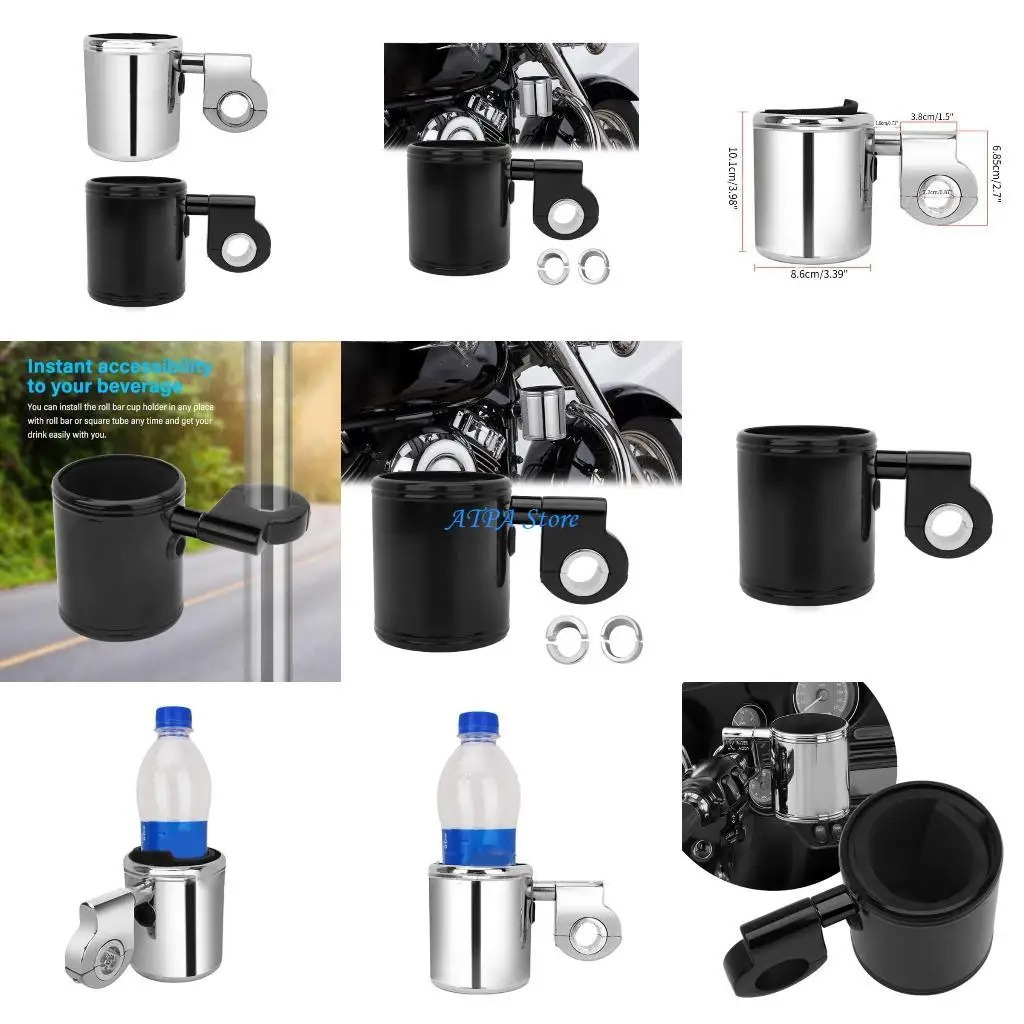 

U13C Adjustable Cup Holders Drink Bracket Motorcycle Accessory Beverage Mount Stand