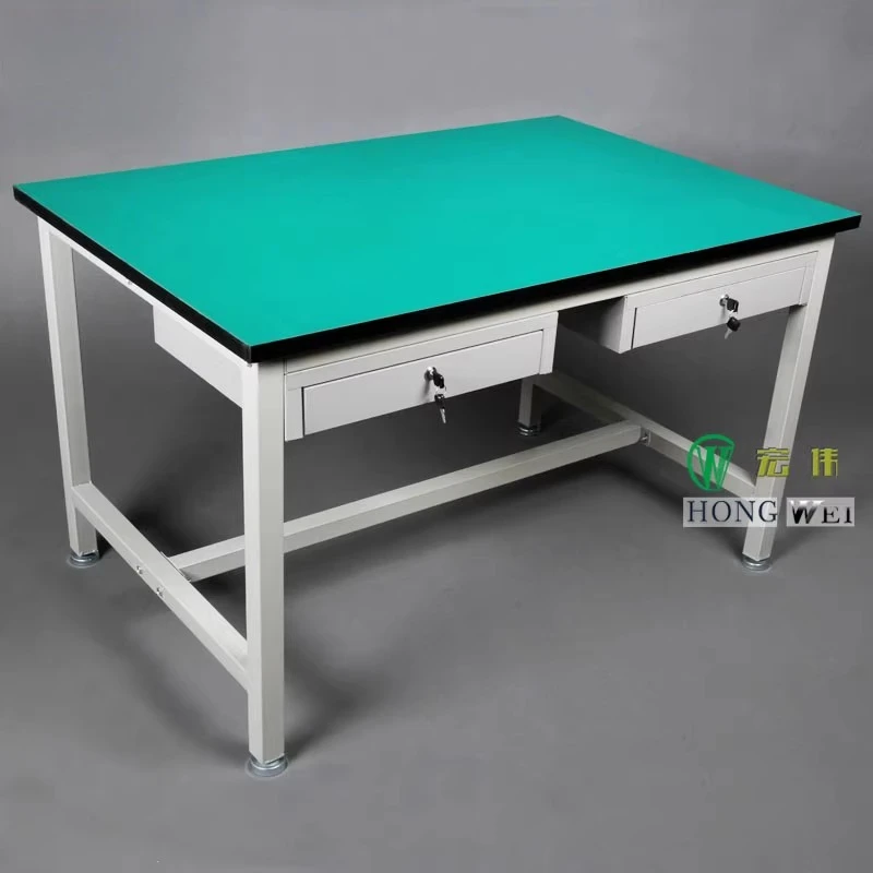 Anti-static workbench, electronic factory workbench with drawers, test bench work table, maintenance table