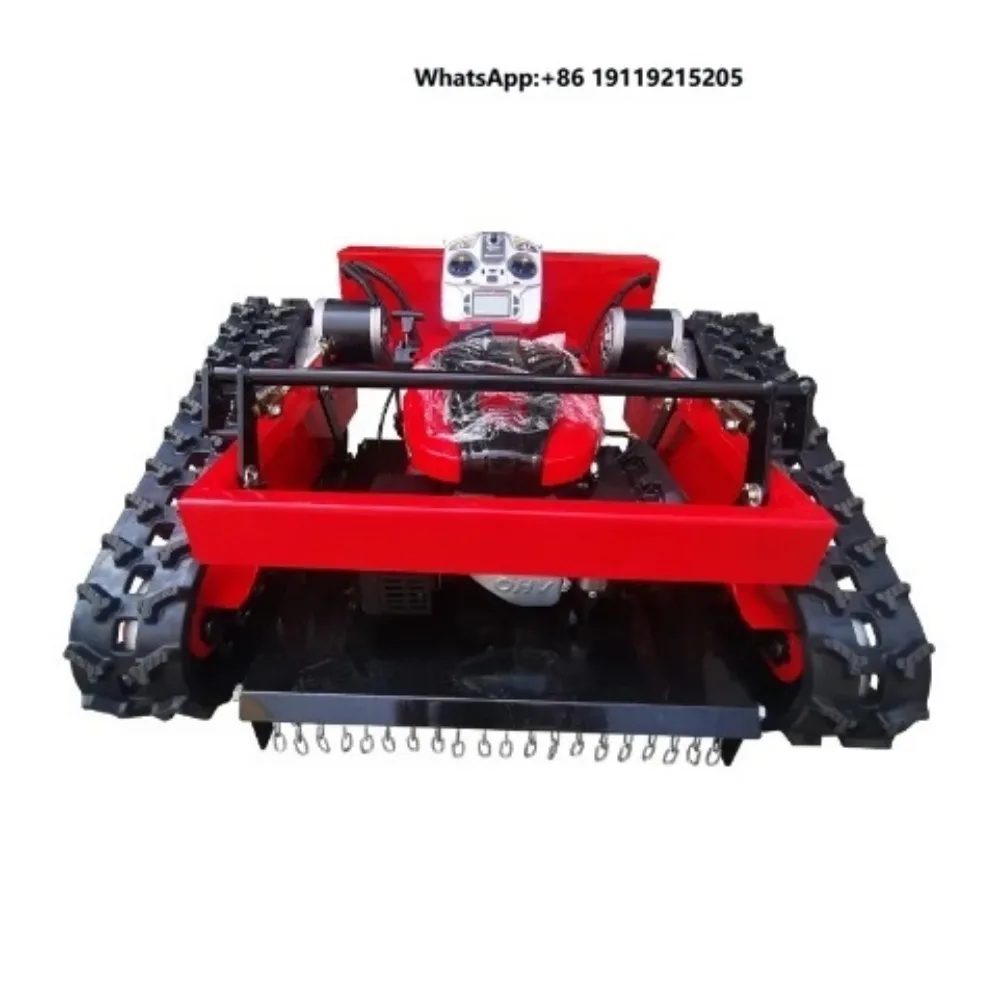 Factory Direct 4-Stroke Cordless Reel Mower DIY Garden Crawler Grass Cutter Lawn Mover Remote Control CE ISO Certified