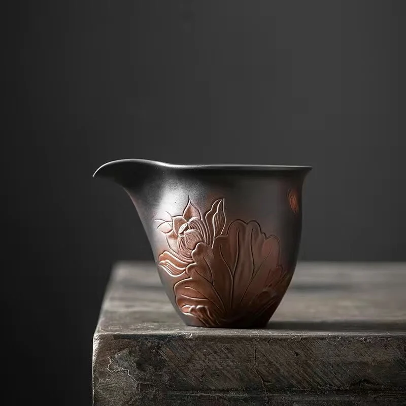 

Jianshui глина фиолетовая керамика кувшин для чая ретро ярмарка чашка разделитель чая Chahai кунг-фу аксессуары для чайных наборов