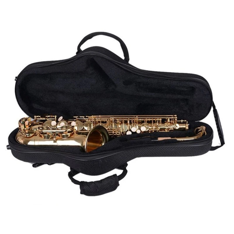 Lightweight Alto Saxophone Case E-Flat Saxophone Protective Box Portable Durable Sax Storage Bag Woodwind Instrument Accessories