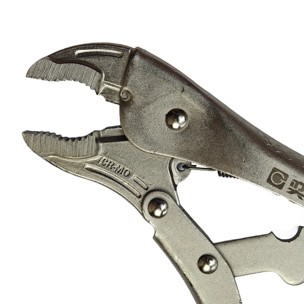 Home DIY 10 Inch High-end Round Mouth Reticulate Pattern Locking Pliers Industrial Labor Saving Sealing Hand Tool