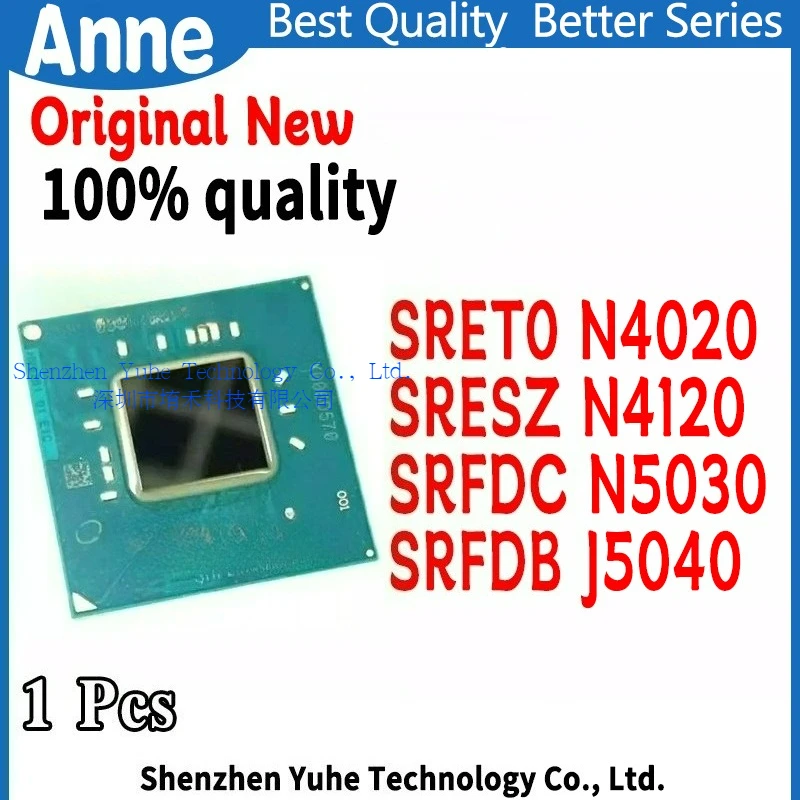 100% New SRET0 SRETO N4020 SRESZ N4120 SRFDC N5030 SRFDB J5040 BGA Chipset