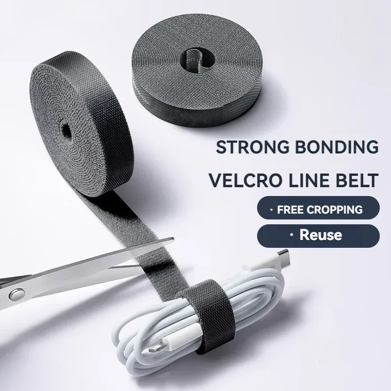 1M/3M/5M Cable Organizer USB Cable Winder Management Nylon Free Cut Ties Mouse Earphone Cord Cable Ties