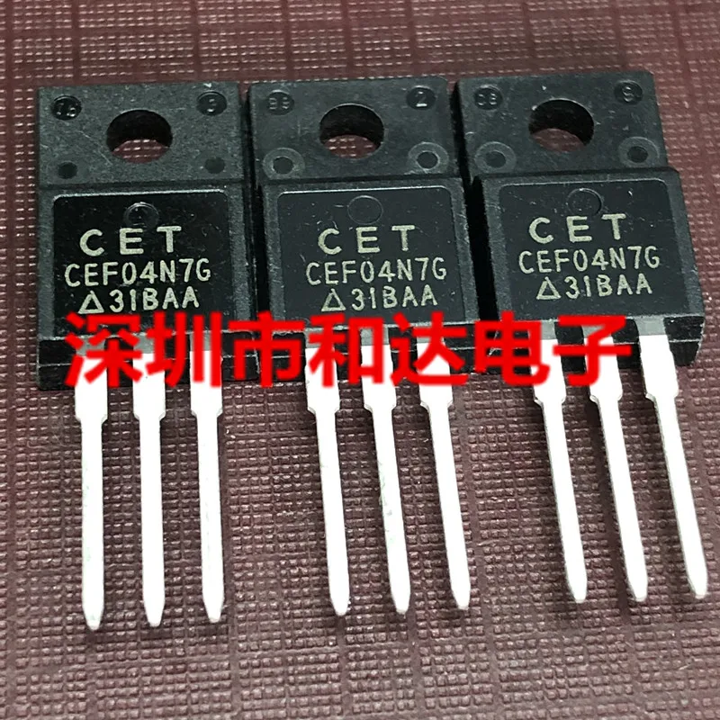 5 개-10 개 CEF04N7G MOS TO-220F 700V 4A 새로운 원본 재고 있음