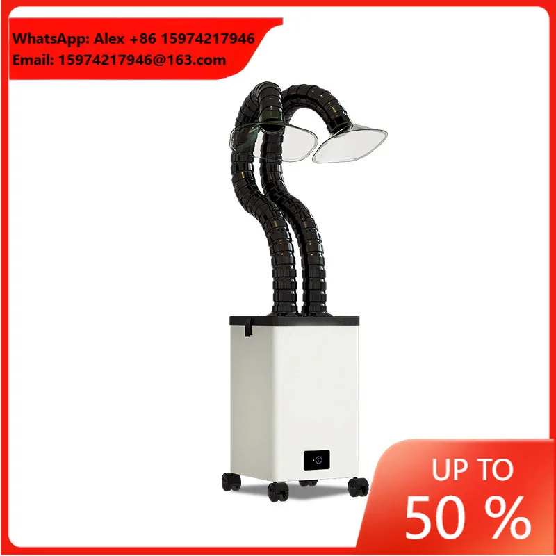 Air Cleaning Equipment Hepa Portable Fume Extractor For Laser Cutting Engraving Soldering Machine Industrial Smoke Air Purifier