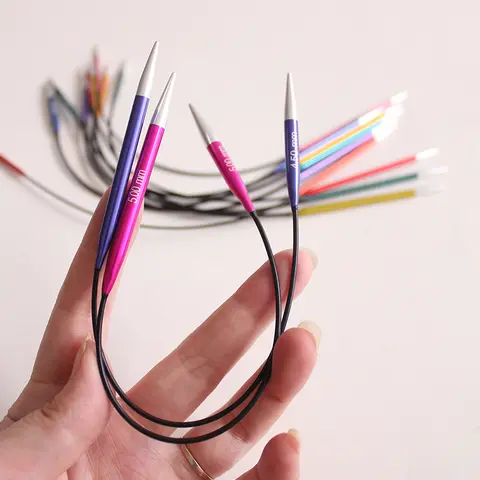 Ago da maglia circolare fisso Knitpro Zing da 25 cm