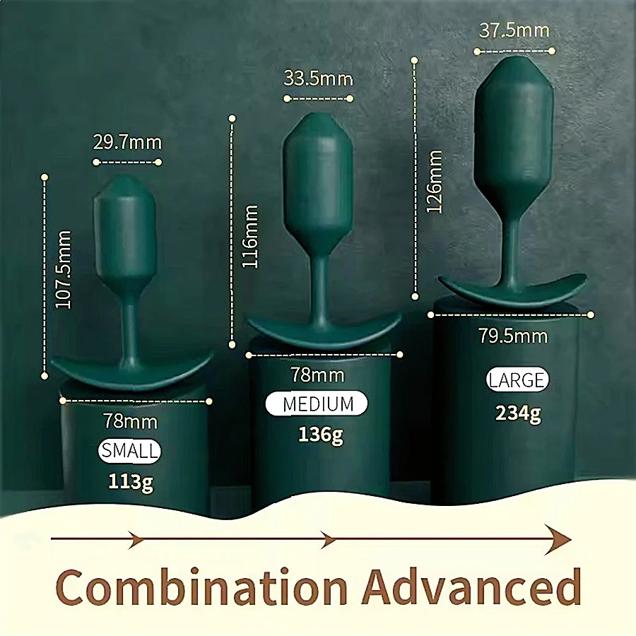 Plug Anal à bille en acier à gravité intégré, masseur de Prostate portable, bouchons de fesses, entraîneur de serrage, jouets sexuels érotiques pour femmes et hommes