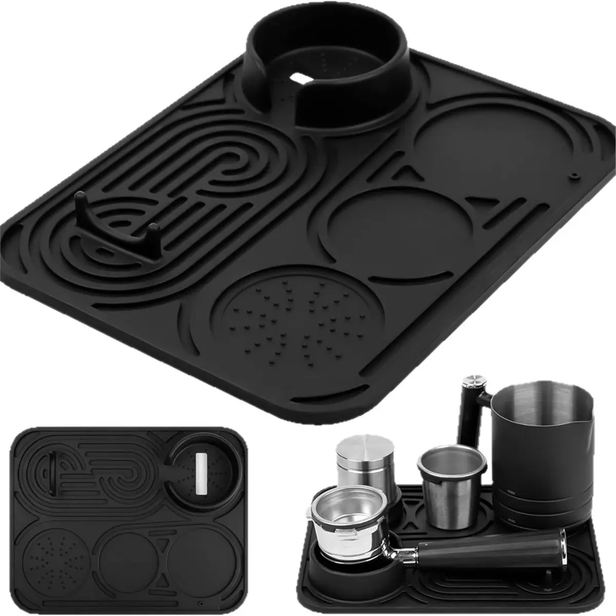 FTGT NEW Coffee Mat for Luxe Cafe Espresso Machine ES601 ES701 Silicone Coffee Maker Accessories