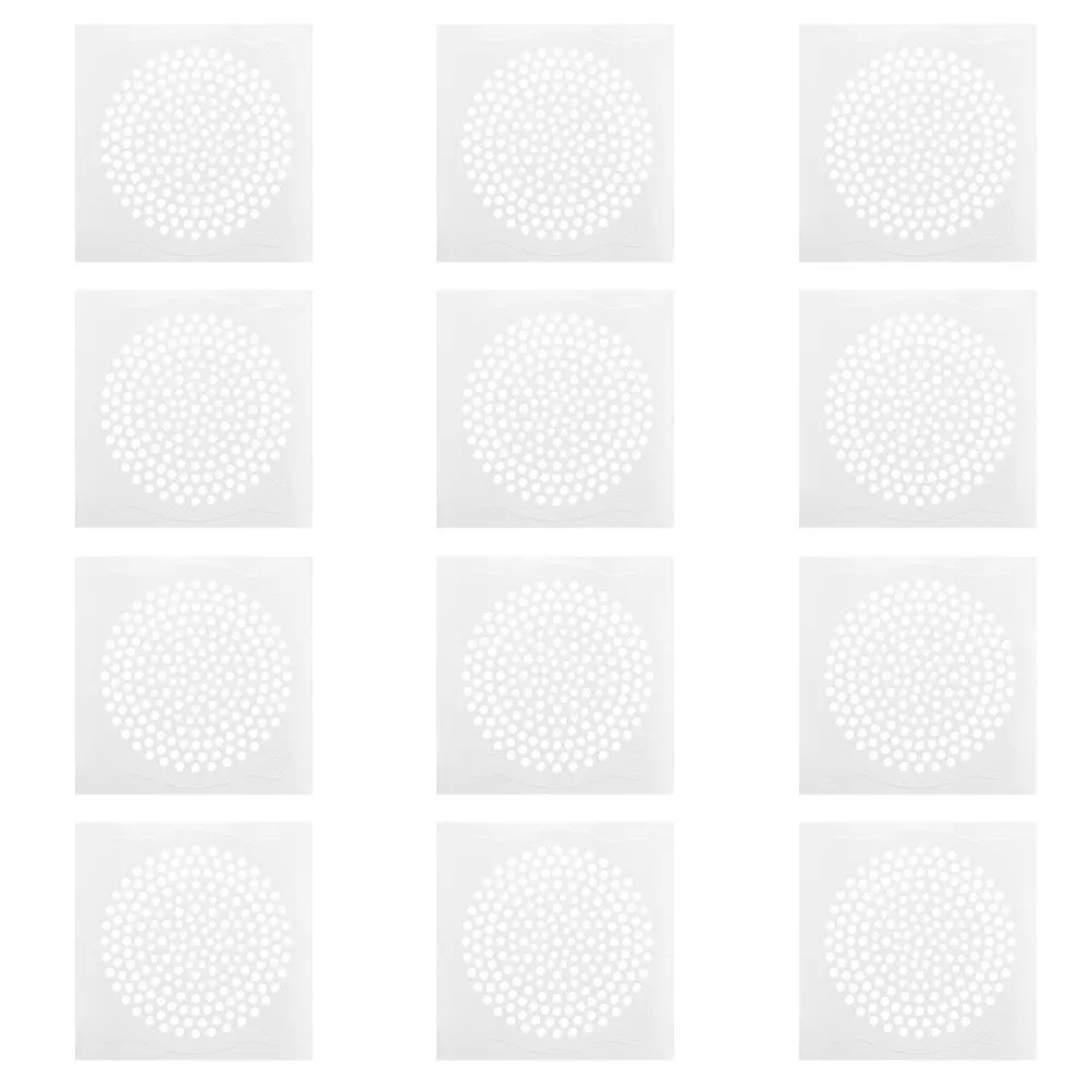 30Pcs Floor Drain Stickers Hair Filter Anti-Blocking Disposable Sink Drain Hole Filtering Stickers for Bathroom Kitchen