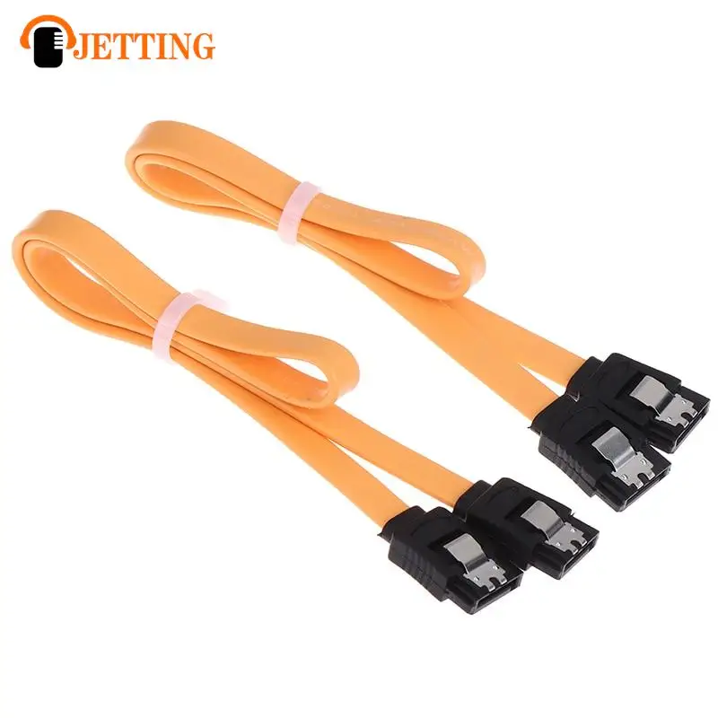 2Pcs/set 40cm SATA 3.0 Cable SATA 3.0 III SATA3 6GB/s Data Cable Straight Cord SAS Cable Dual Channel Hard Drive Data Cable