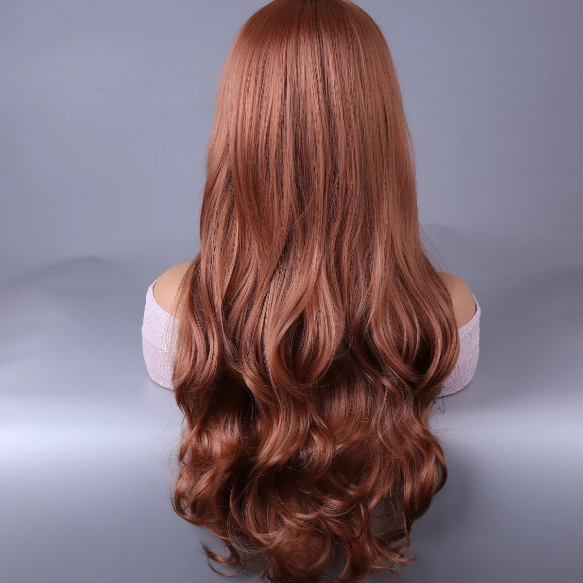 long curly hair full head set large wave high temperature silk Wigs